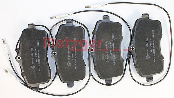 METZGER 1170283 Bremsbelagsatz, Scheibenbremse